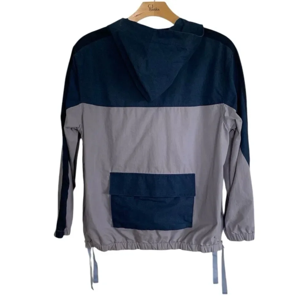 Levi’s Made & Crafted Men's Size M Hooded Popover Pockets Windbreaker Jacket